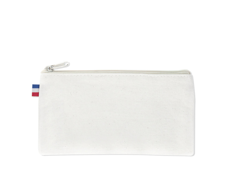 Trousse 100 % mati&egrave;res recycl&eacute;es tiss&eacute;es personnalisable